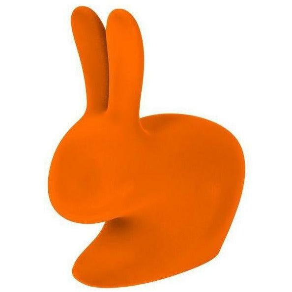 Qeeboo Baby kaninstol sammet finish, orange