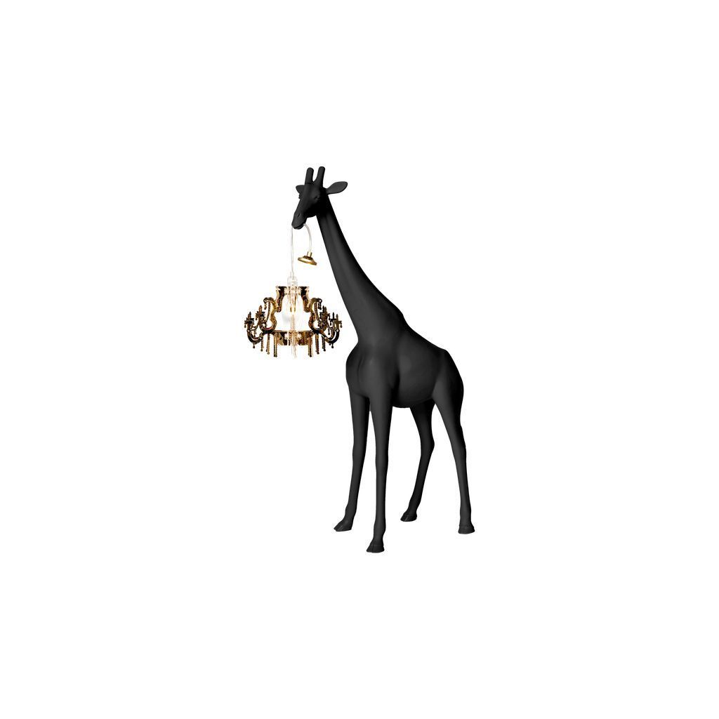 Qeeboo Giraffe in Love Gulvlampe XS H 1m, Sort