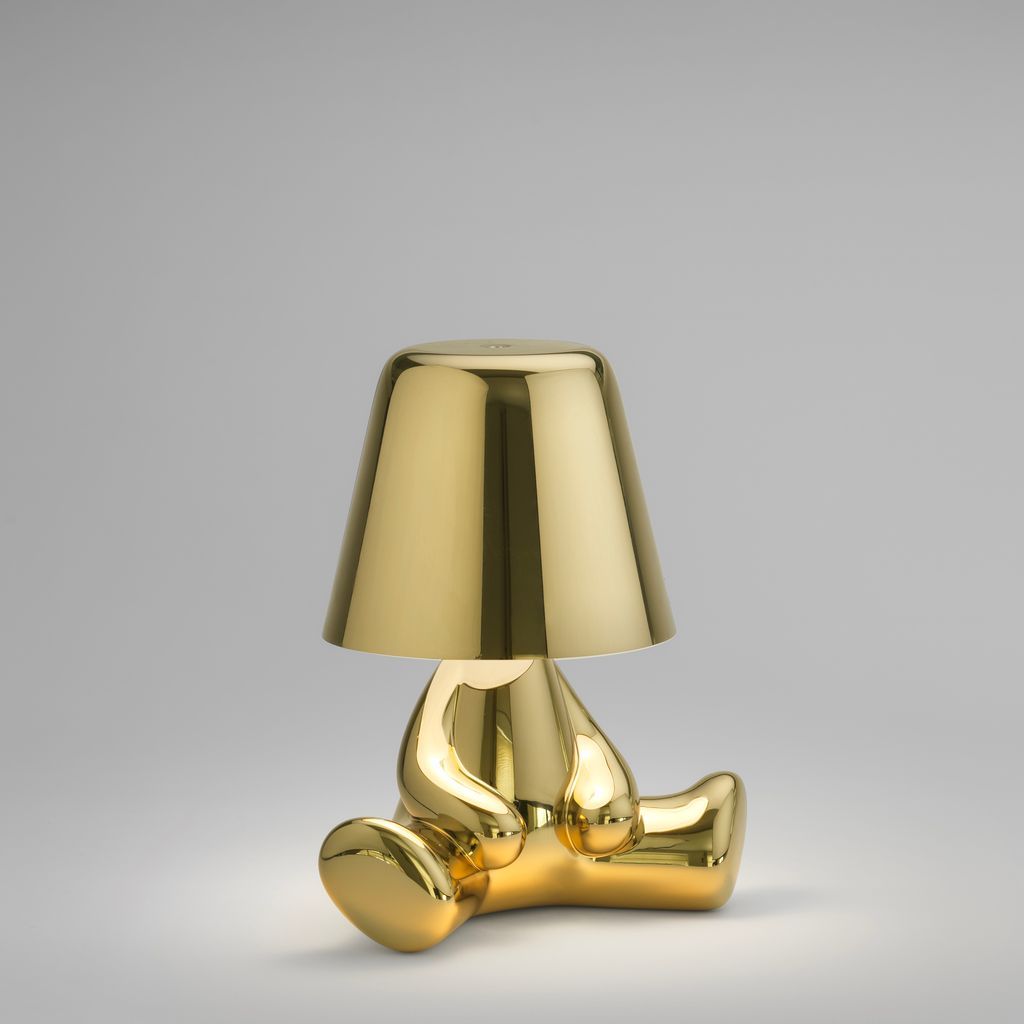 Qeeboo Golden Brothers bordslampa av Stefano Giovannoni, Joe