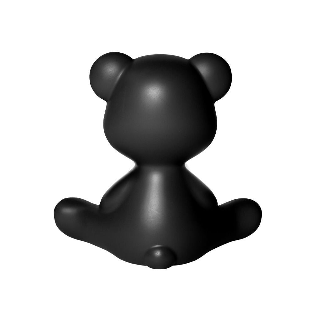 Qeeboo Teddy Girl laddningsbar LED -bordslampa, svart