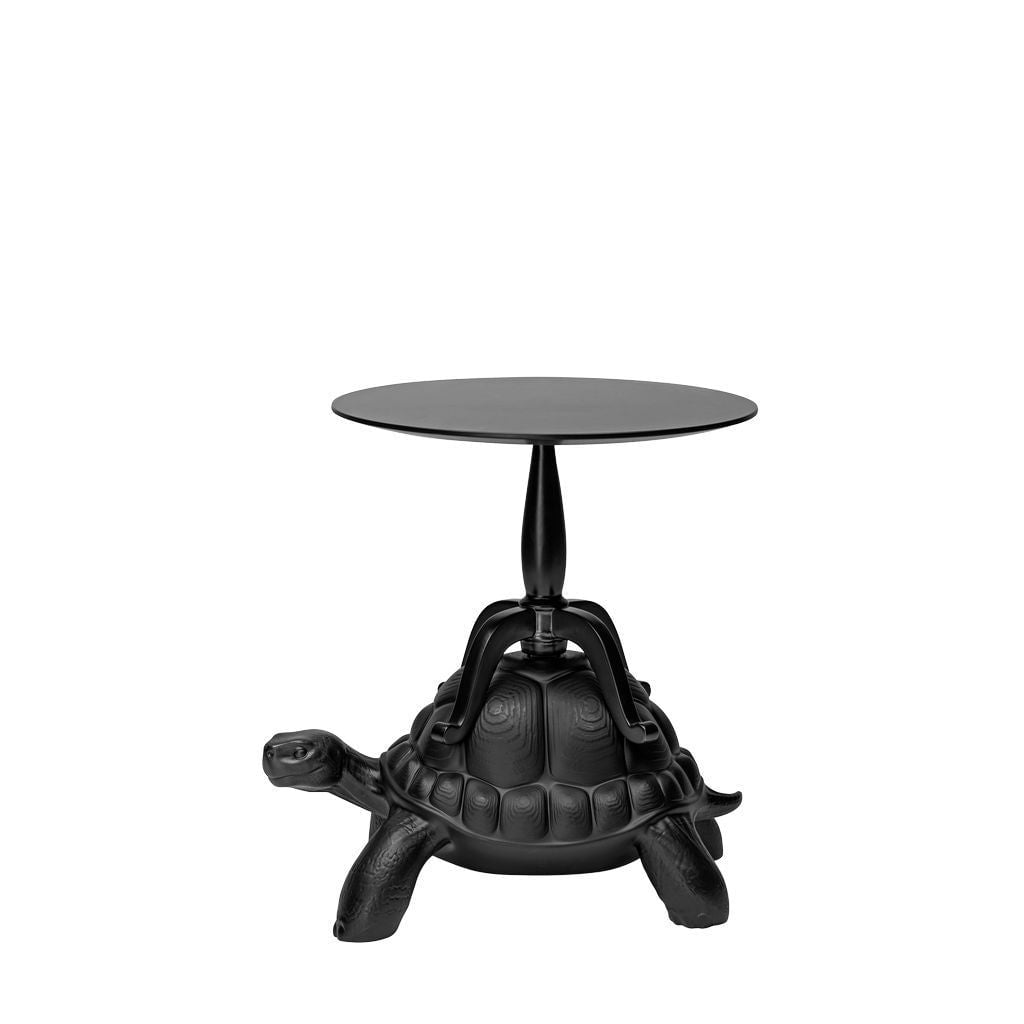 Qeeboo Sköldpadda bär soffbord, svart