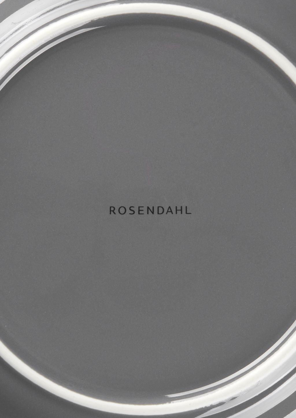Rosendahl GC färgglad platta Ø27 cm, aska grå