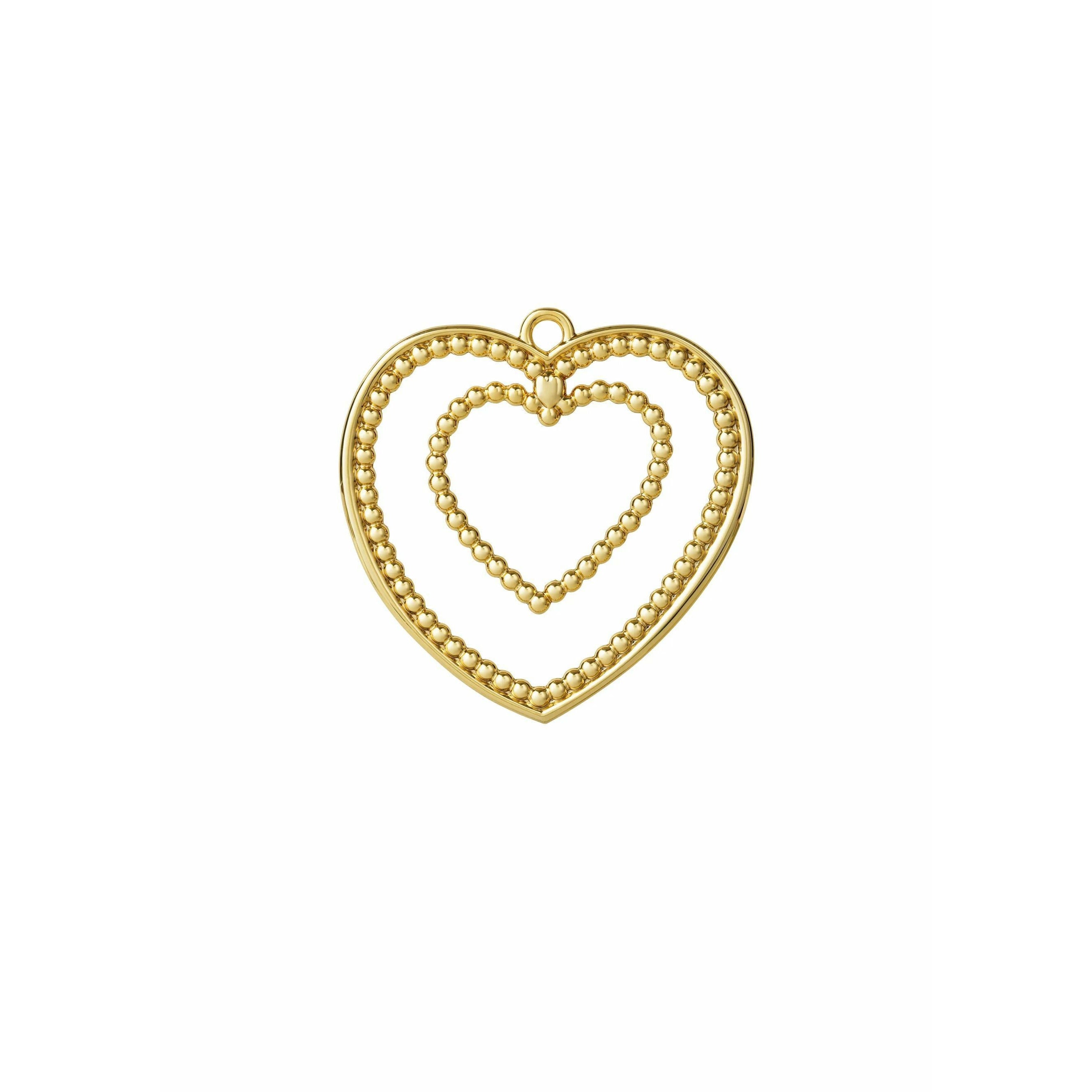 Rosendahl Karen Blixen Ball Heart H 7cm, Gold Plated