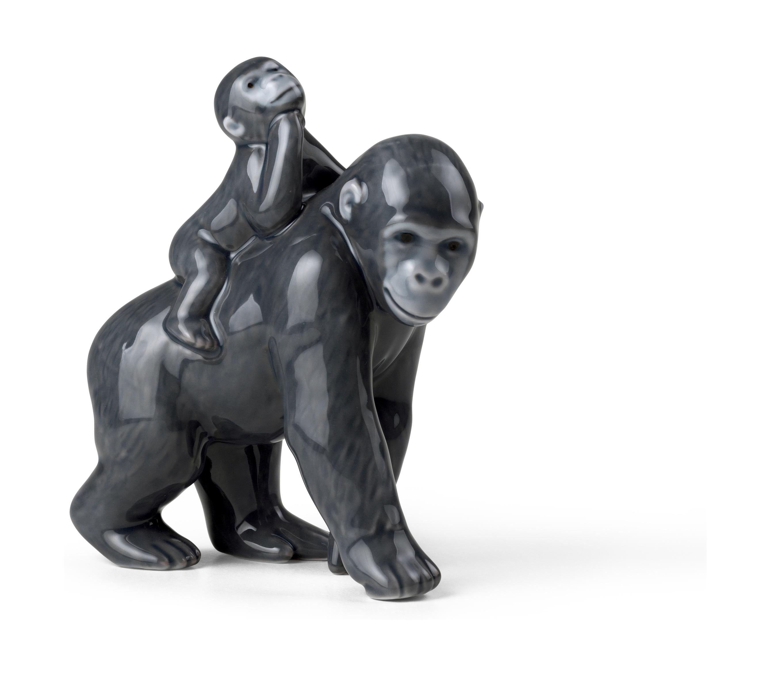 Royal Copenhagen Årsfigur 2023, Gorille med Baby