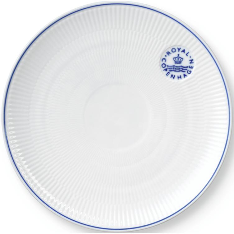 Royal Copenhagen Blueline Coupe Plate, 23 cm