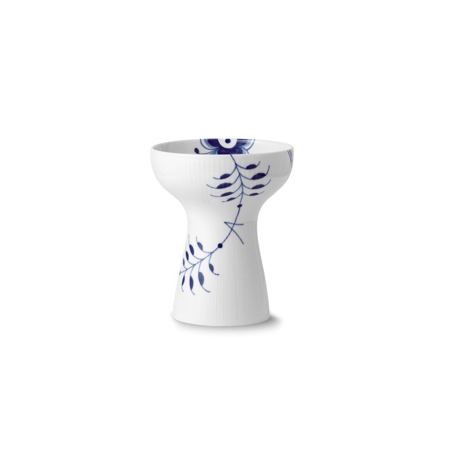Royal Copenhagen Blue Mega Riflet Vase, 19 cm
