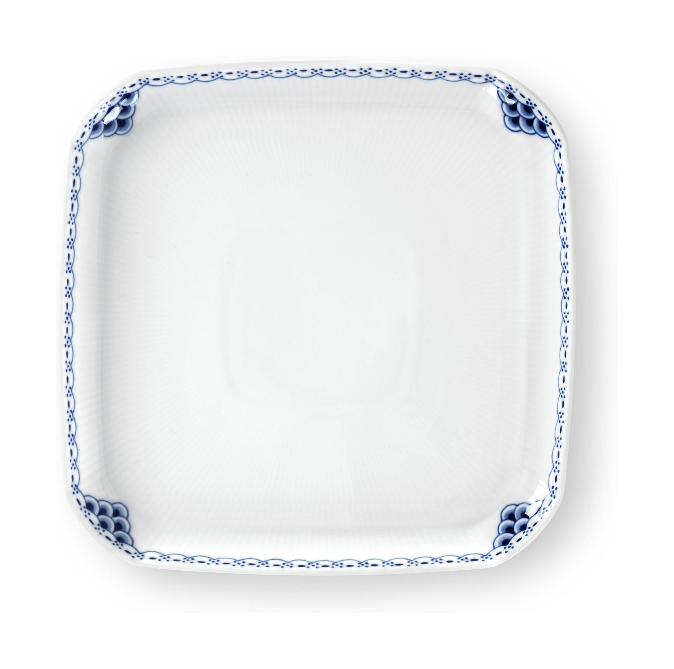 Royal Copenhagen Princess Square Plate, 21 cm