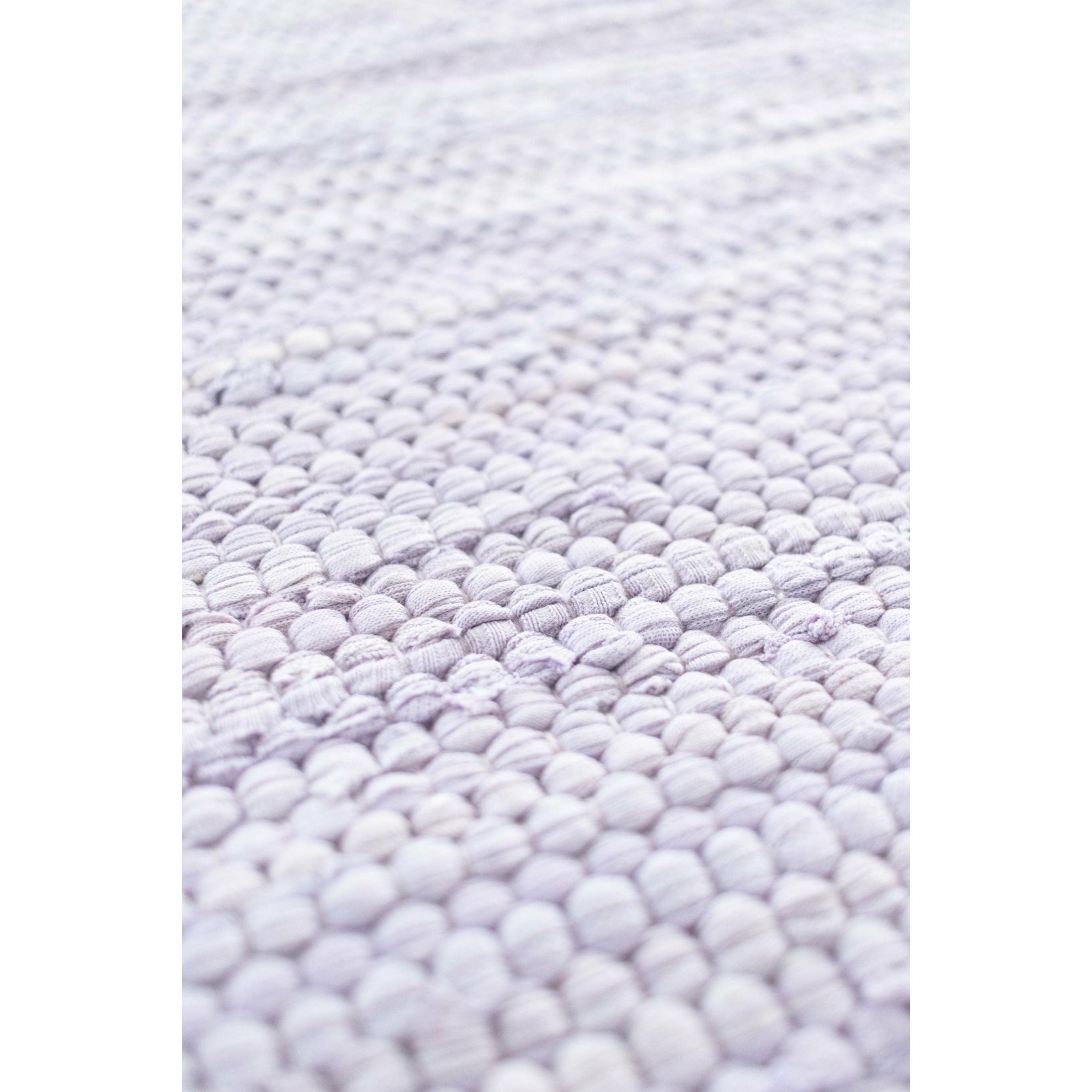 Rug Solid Cotton Tæppe 200x140 Cm, Lavender