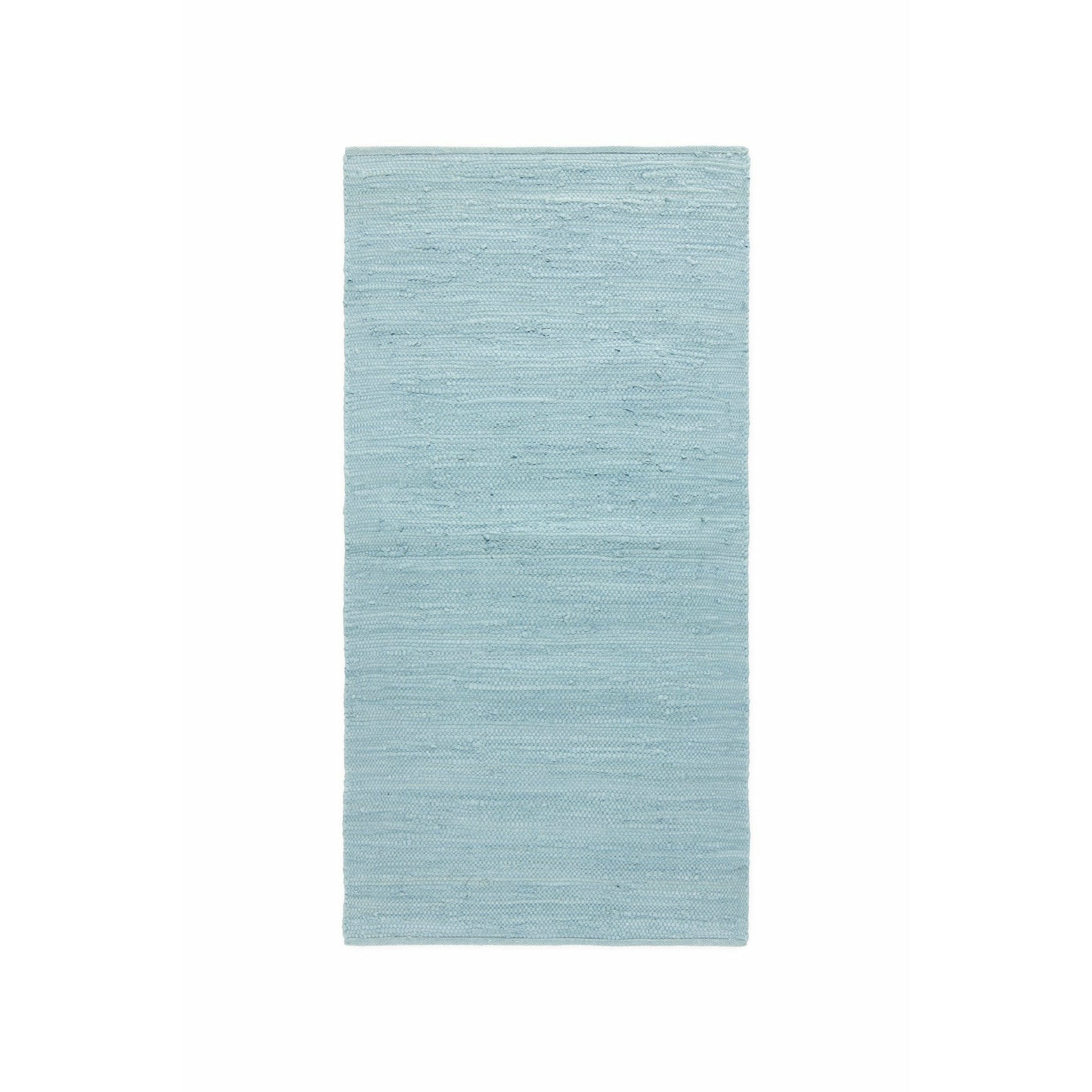 Rug Solid Cotton Tæppe Daydream Blue, 75 x 300 cm