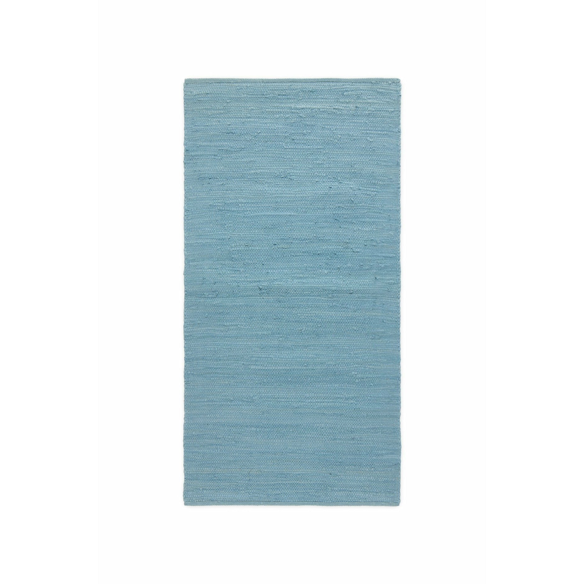 Rug Solid Cotton Tæppe Eternity Blue, 75 x 200 cm