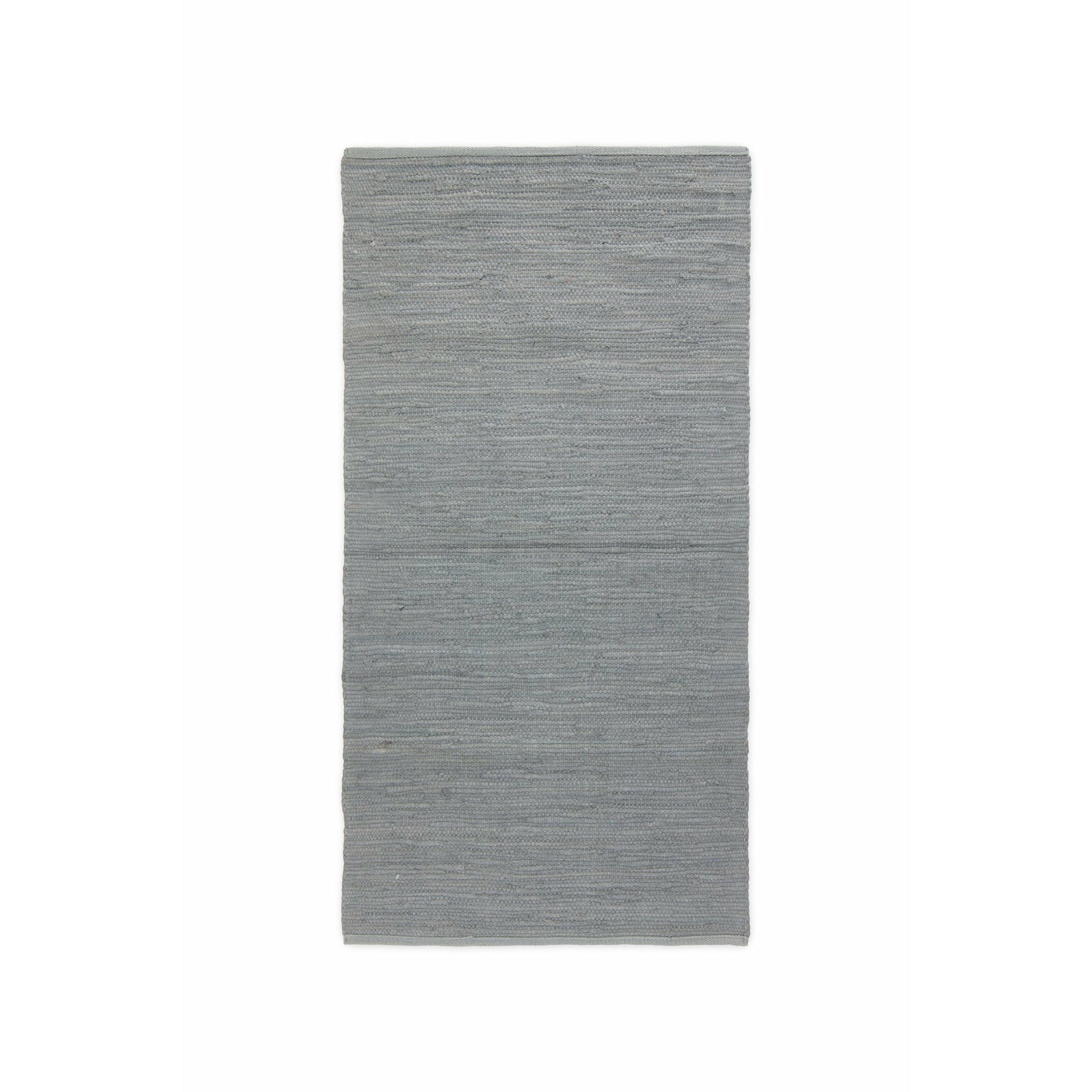 Rug Solid Cotton Tæppe Light Grey, 60 x 90 cm