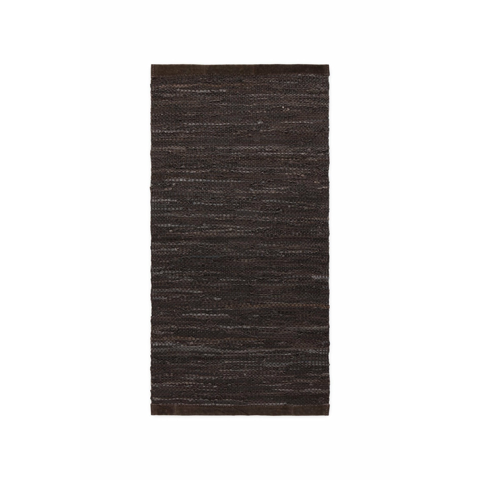 Rug Solid Leather Tæppe Choco, 75 x 300 cm