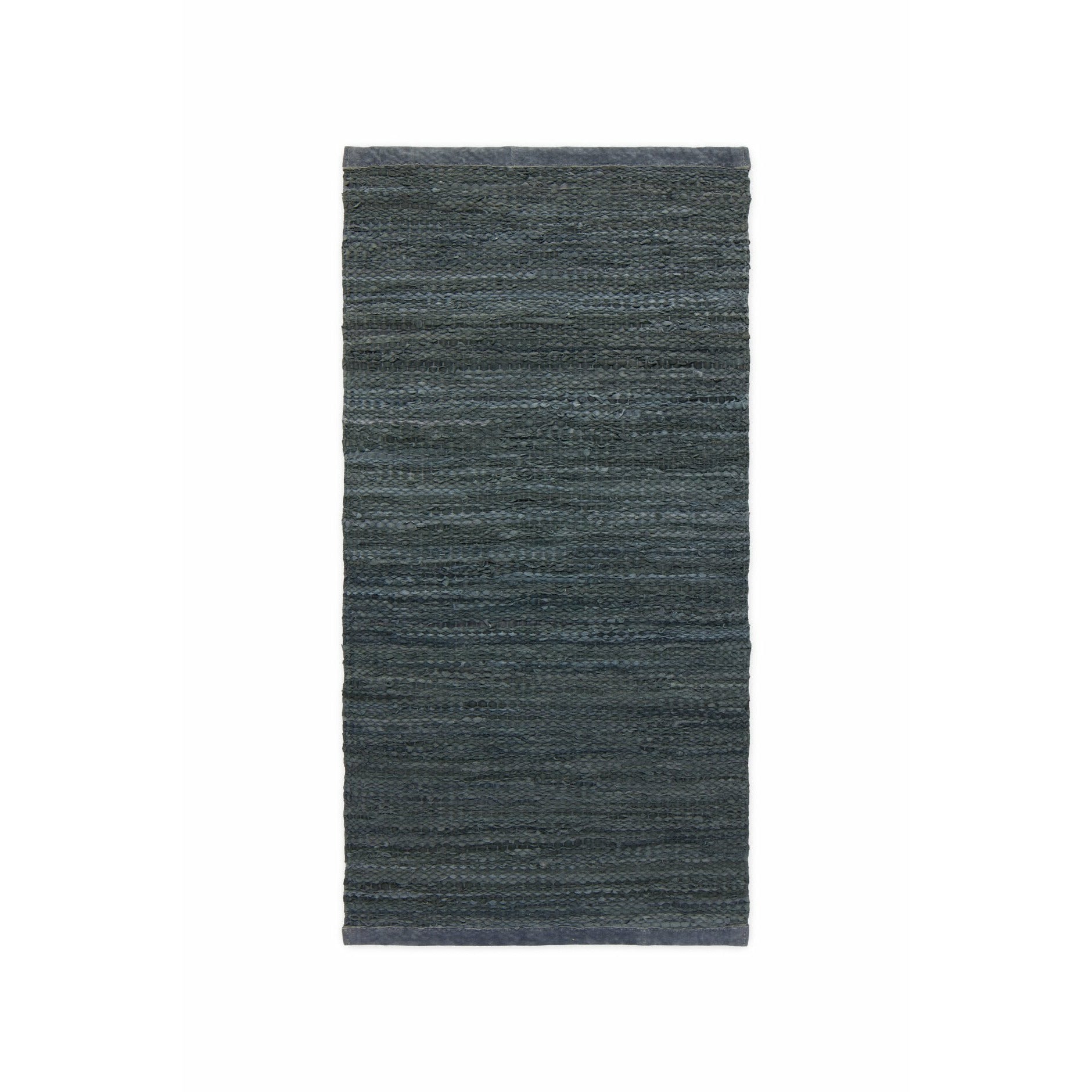 Rug Solid Läderfilt mörkgrå, 75 x 500 cm