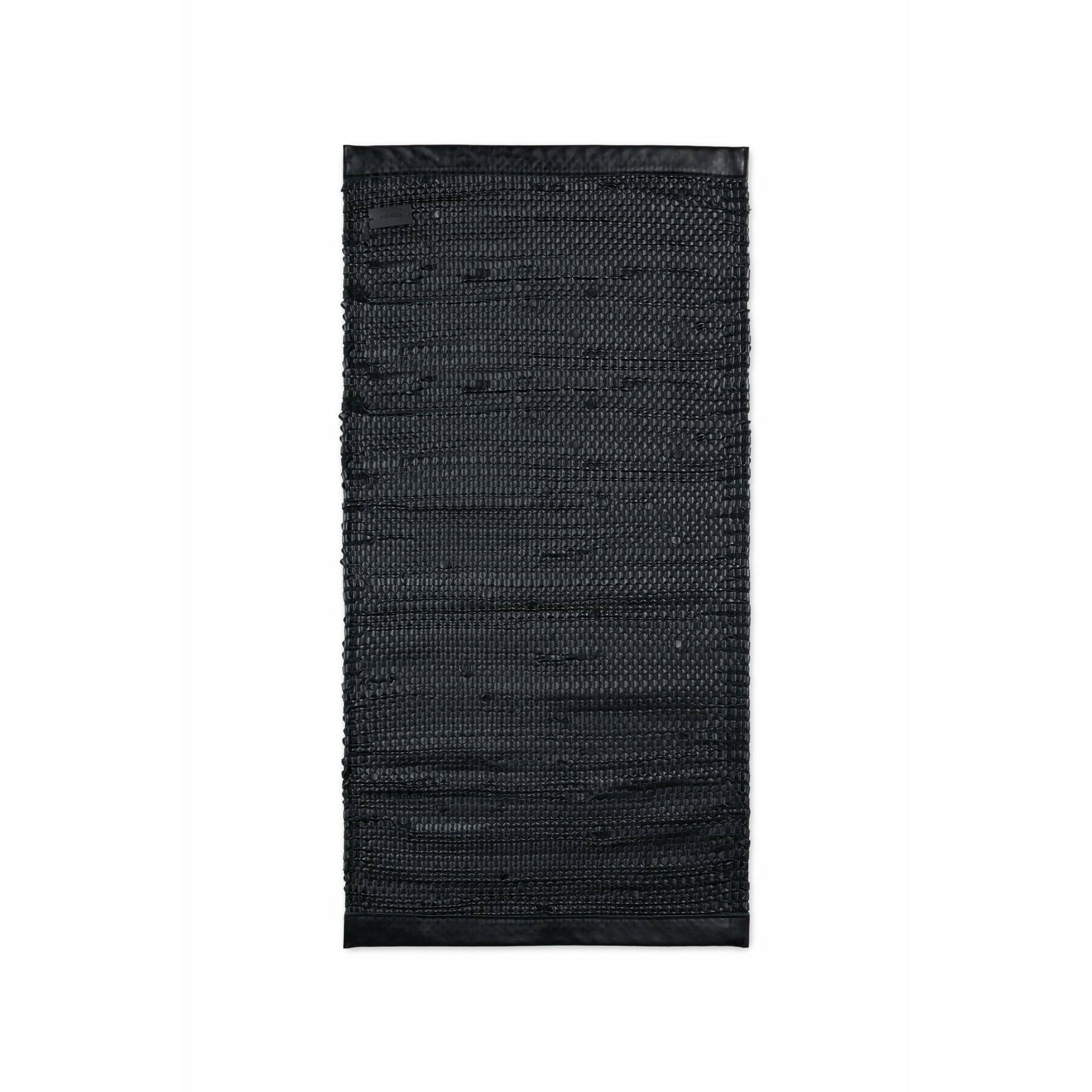 Rug Solid Porto filt matt svart, 65 x 135 cm
