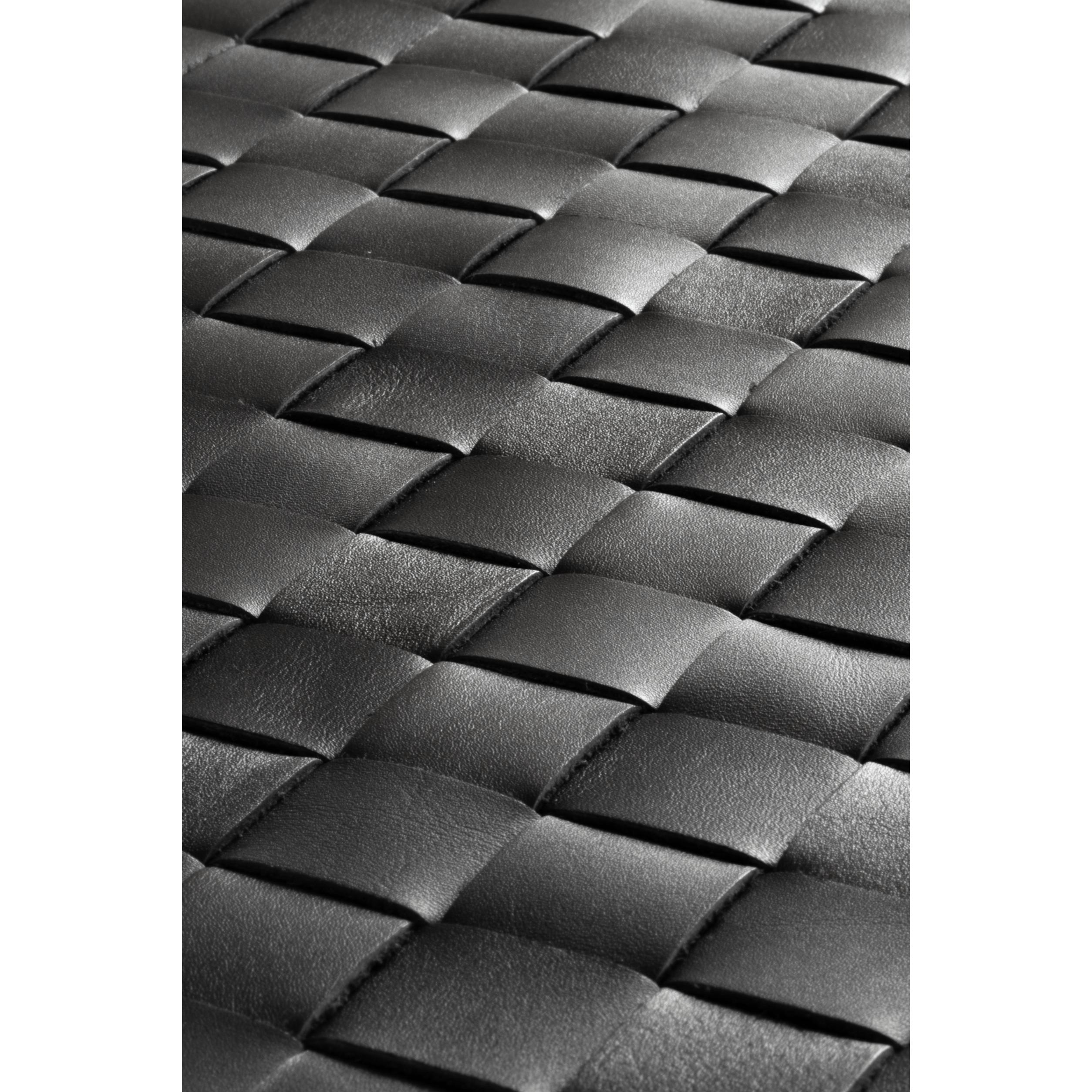 Rug Solid Toscana mattas svart, 140 x 200 cm