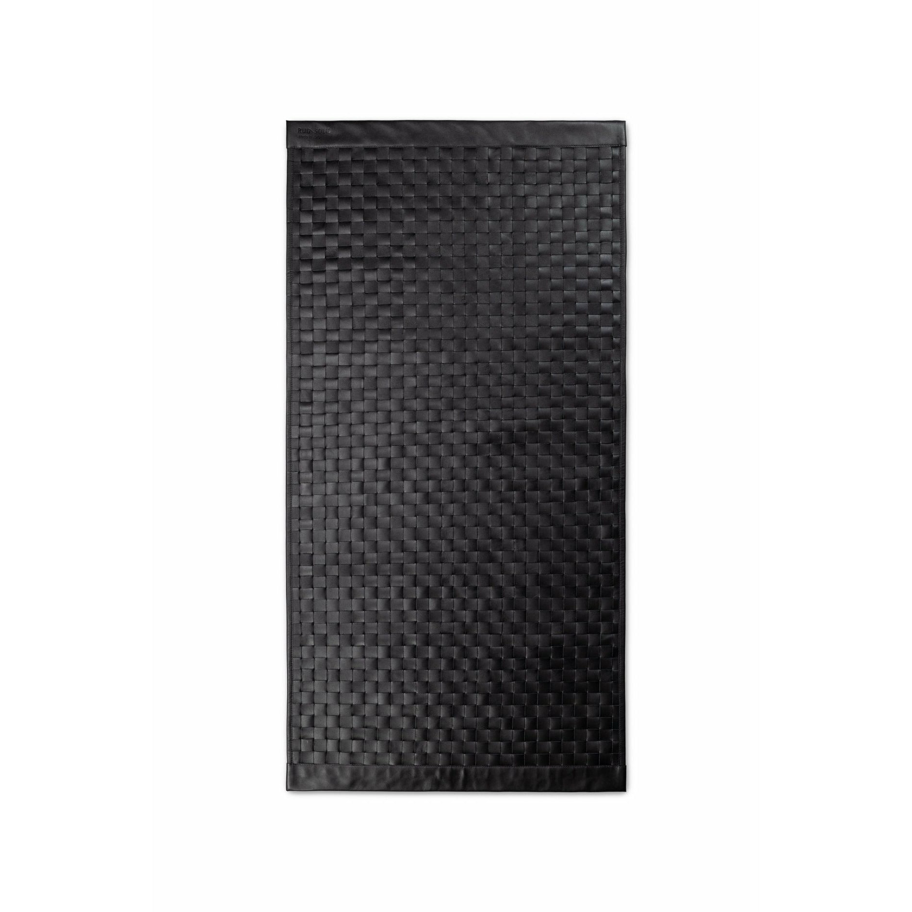 Rug Solid Toscana mattas svart, 140 x 200 cm