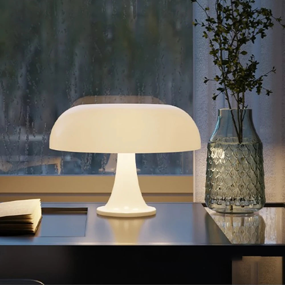 Modern Bauhaus Art Table Lamp Ancient Danish Designer Mushroom Lamp Homestay vardagsrum sovrum nattljus