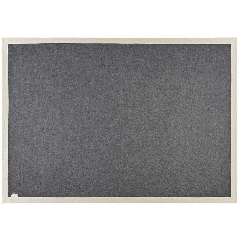 Silkeborg Uldspinderi Mendoza Plaid 180x220 cm, mörkgrå