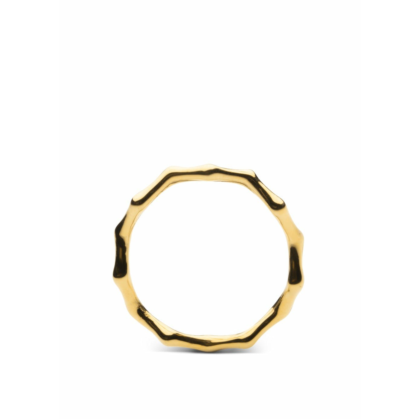 Skultuna Bambou Ring Large Gold Plated, Ø1.97 cm