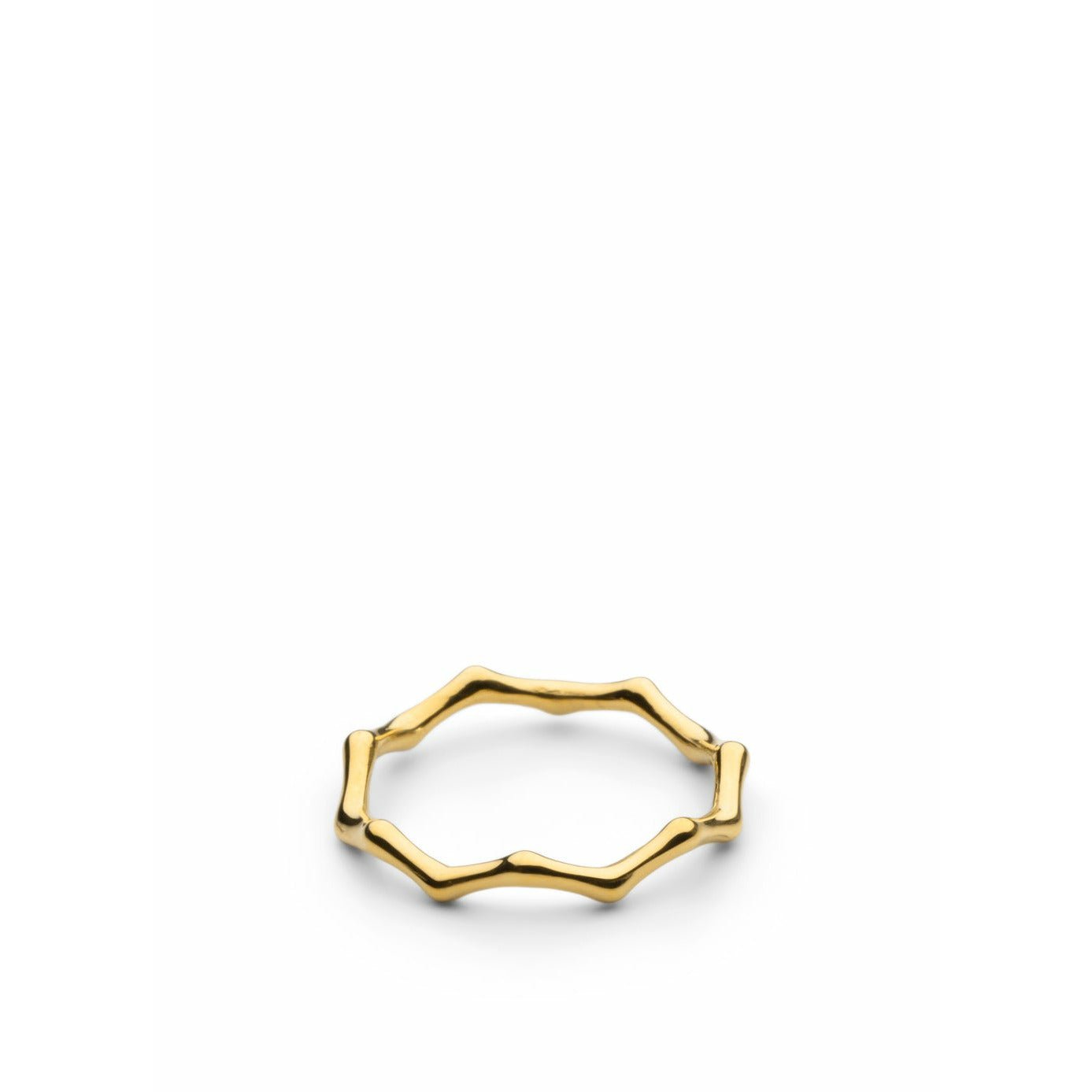 Skultuna Bambou Ring Medium Gold Plated, Ø1.81 cm