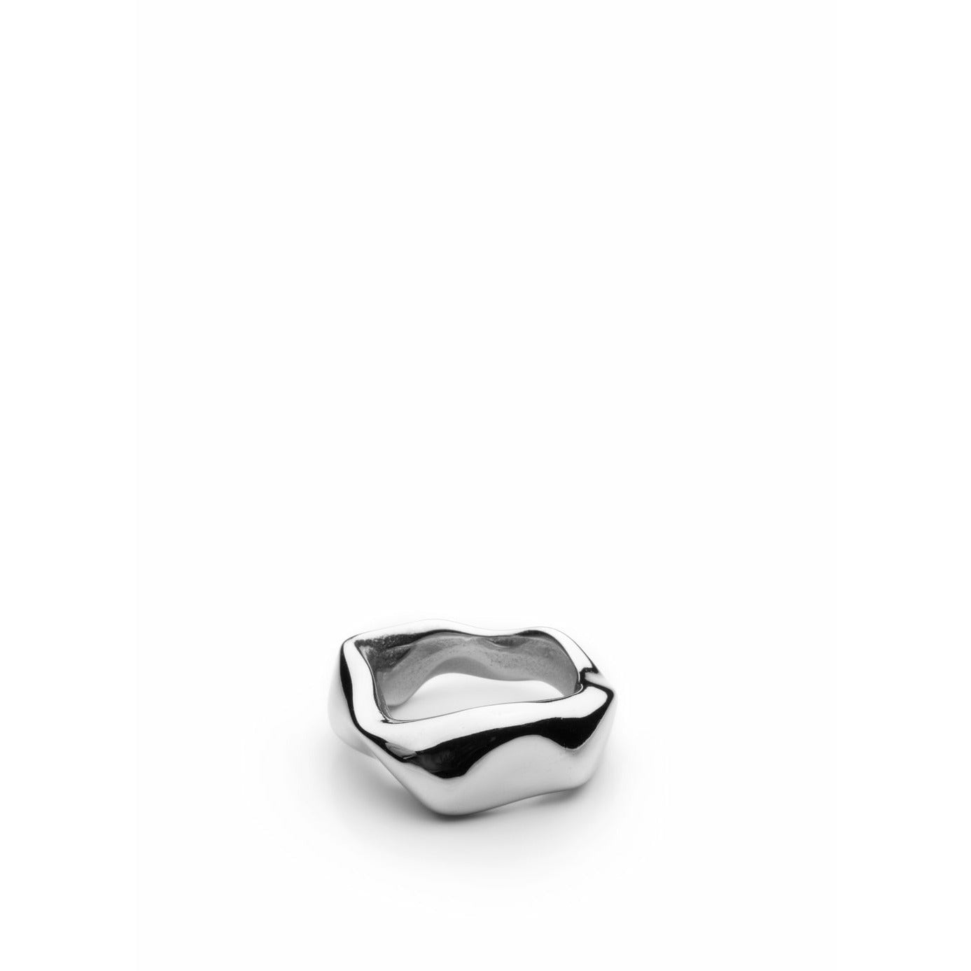 Skultuna Chunky Petit Ring Medium Poleret Stål, Ø1,81 cm