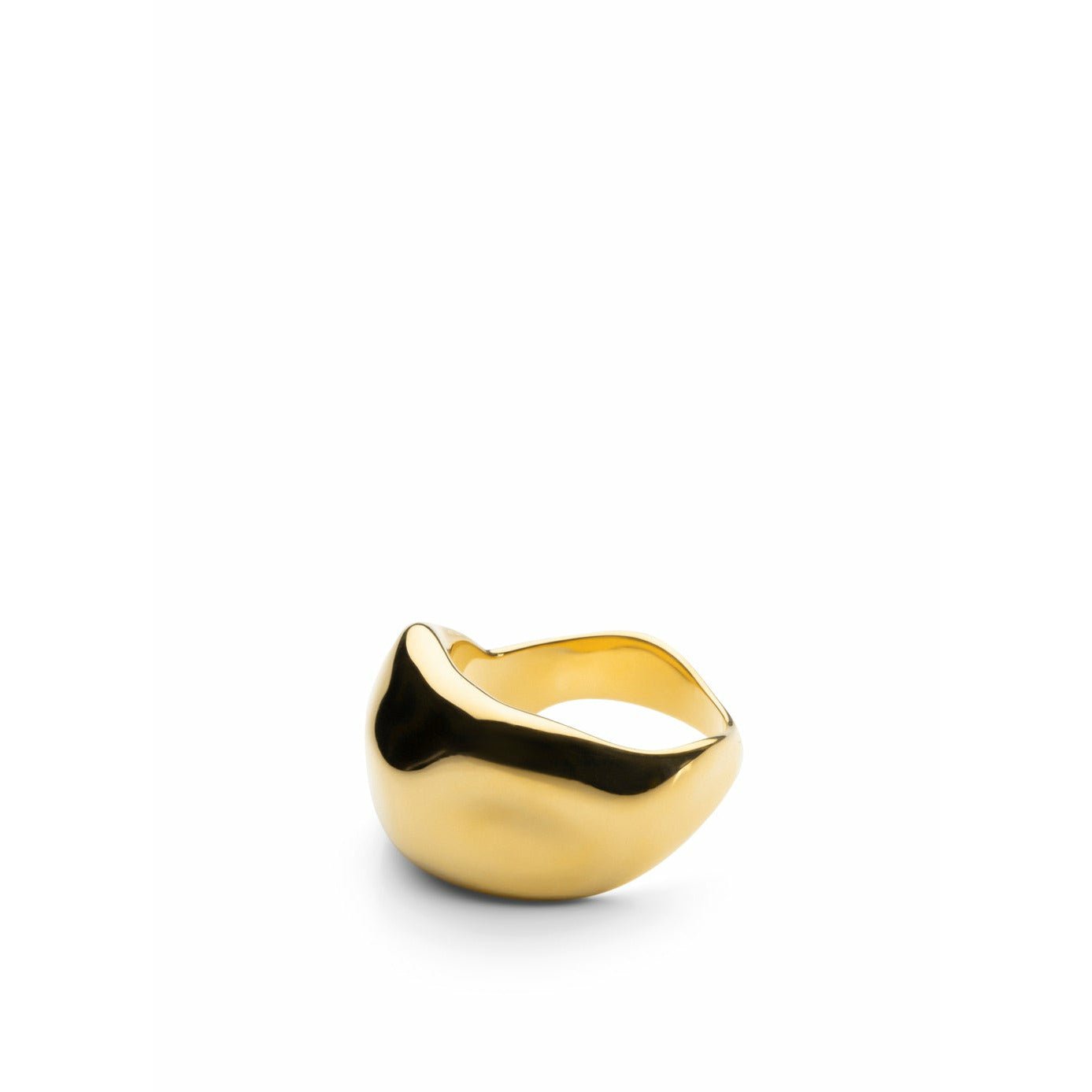 Skultuna Chunky Ring Small Gilded, Ø1,6 cm