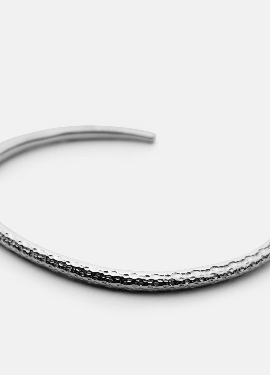 Skultuna Juneau -armband litet polerat stål, Ø14,5 cm
