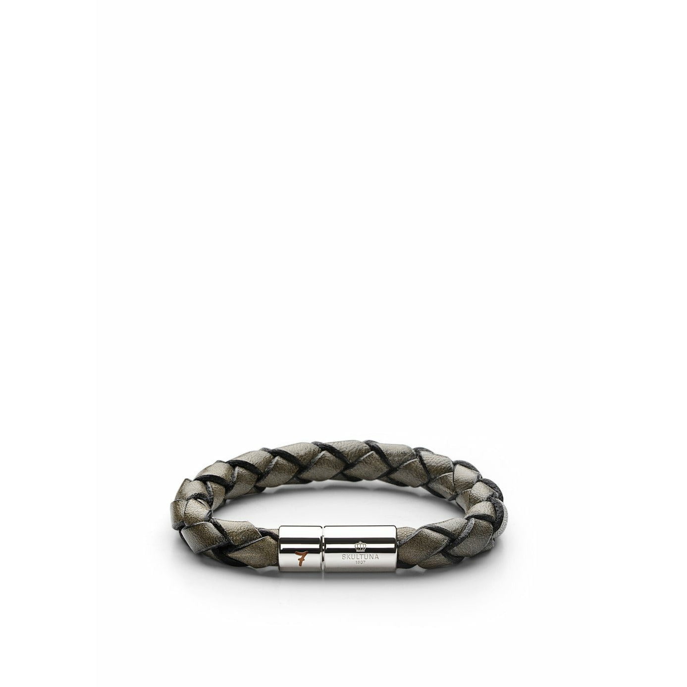 Skultuna Lino ieluzzi armband medium Ø16,5 cm, grå