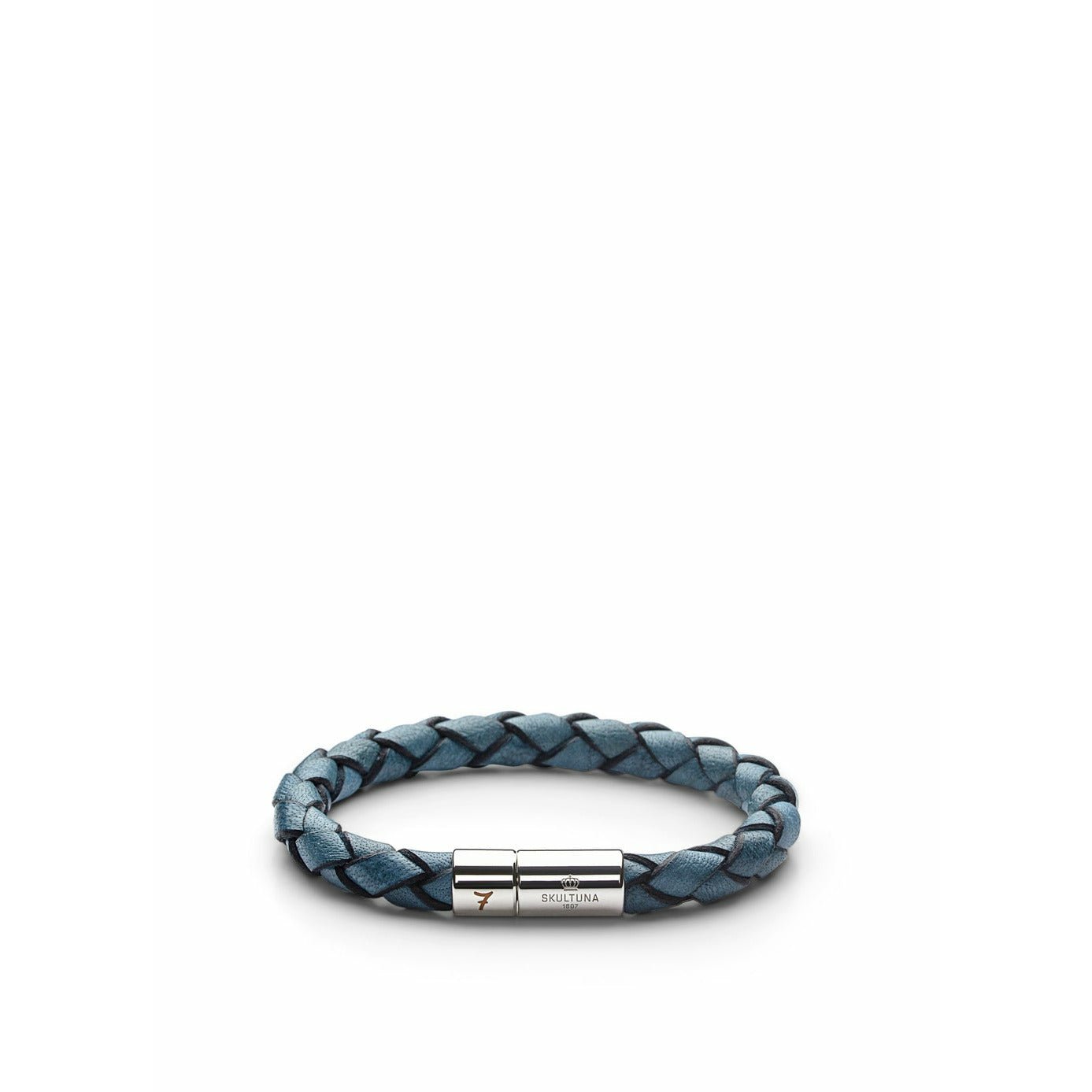Skultuna Lino ieluzzi armband medium Ø16,5 cm, jeansblått