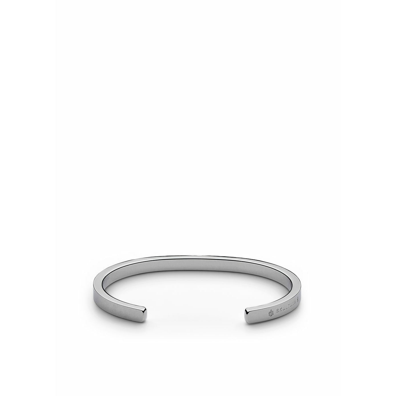 Skultuna SB tunn armband medium polerat stål, Ø16,5 cm