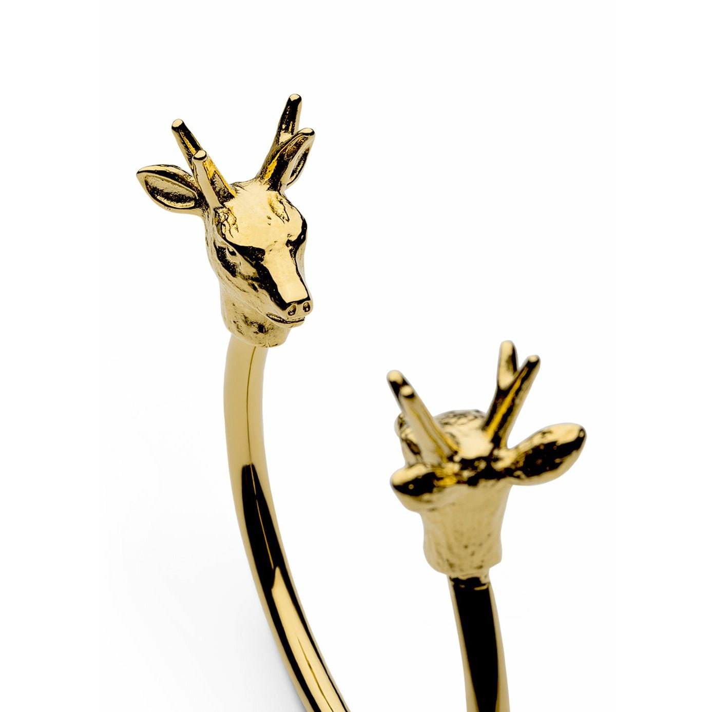 Skultuna Norden Wildlife Deer Armband Large Gold Plated, Ø18,5 cm