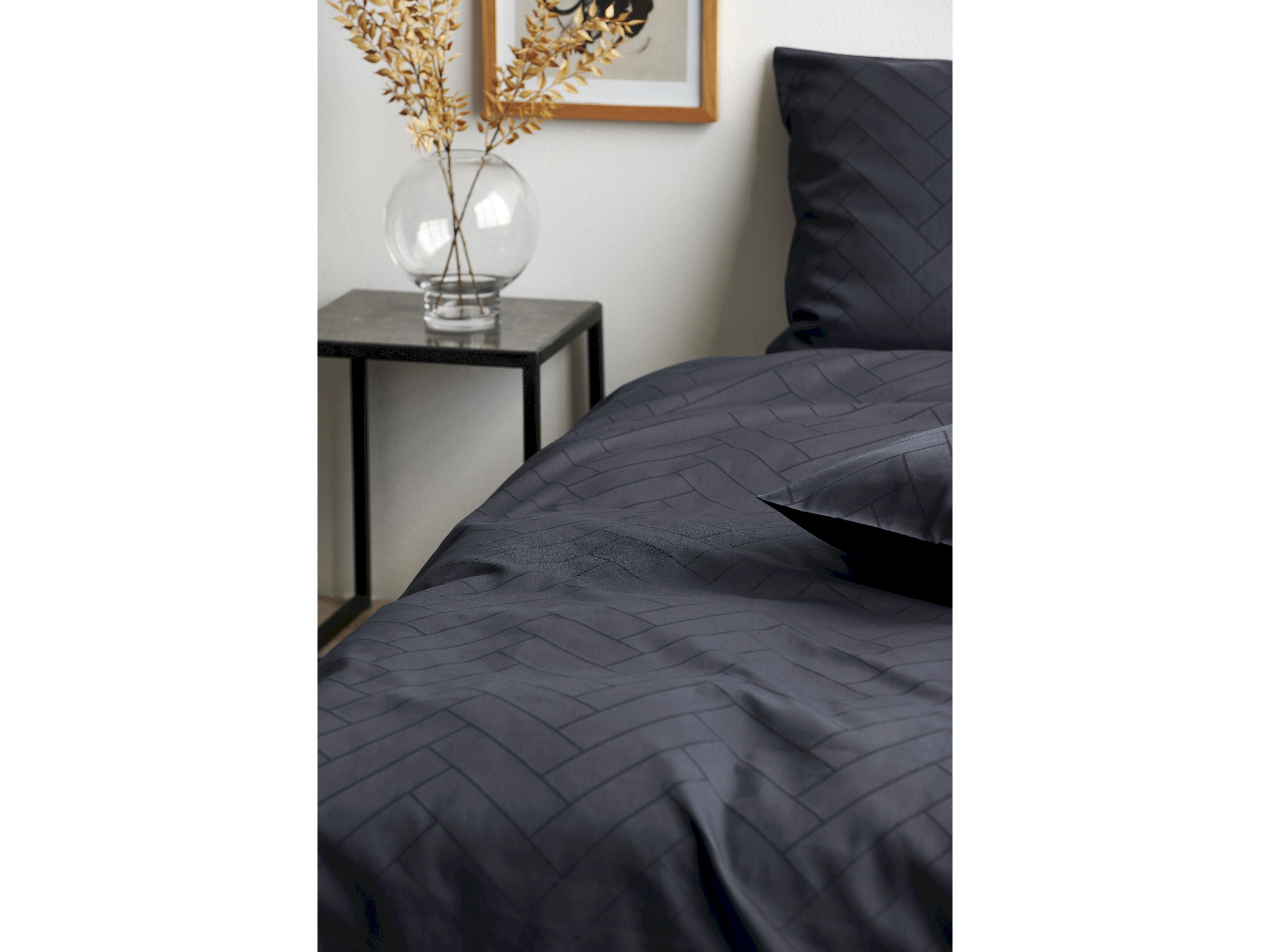 Södahl Brickor sängkläder 140x200 cm, bläckblått