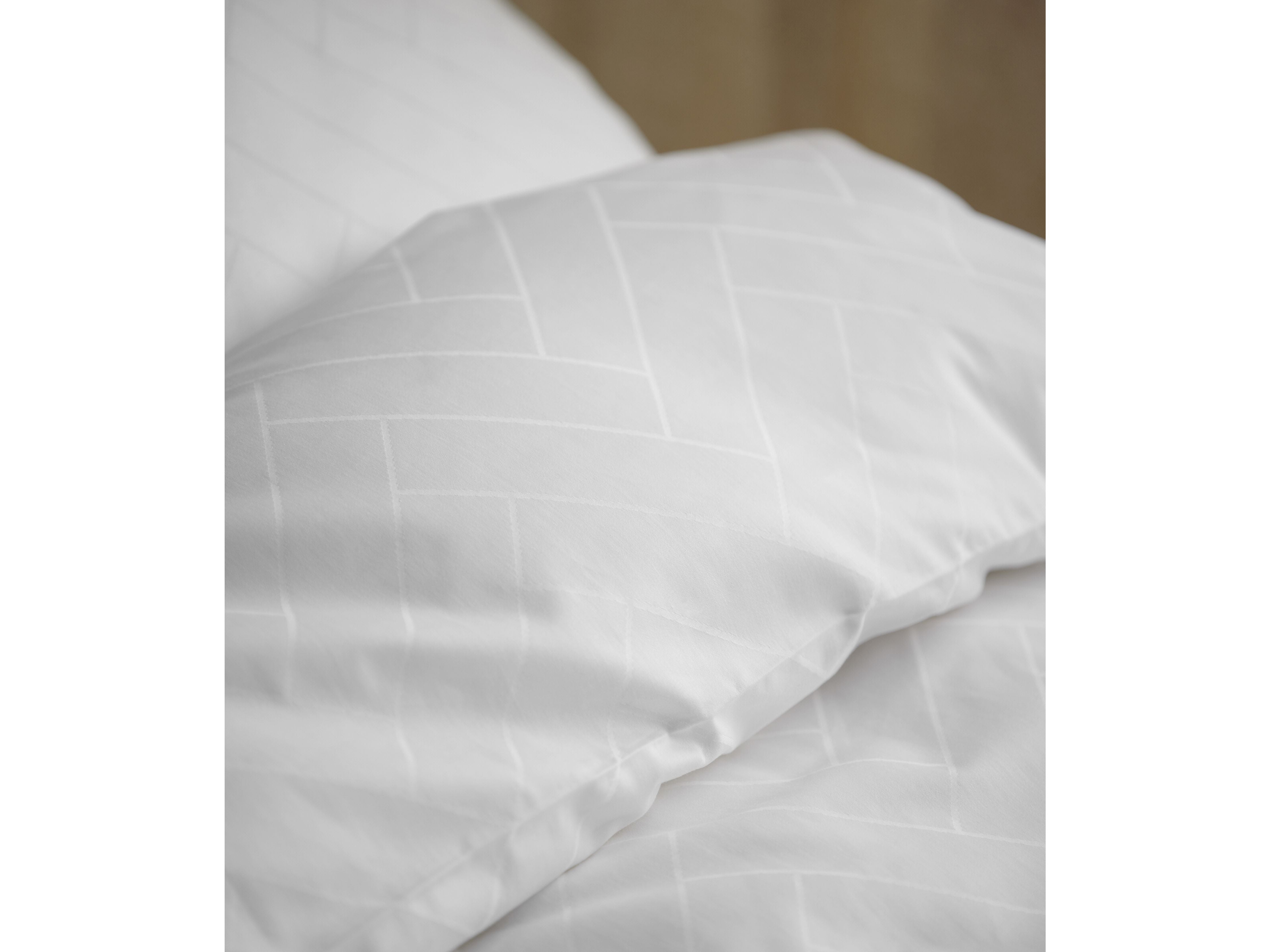Södahl Kakel sängkläder 140x200 cm, vit