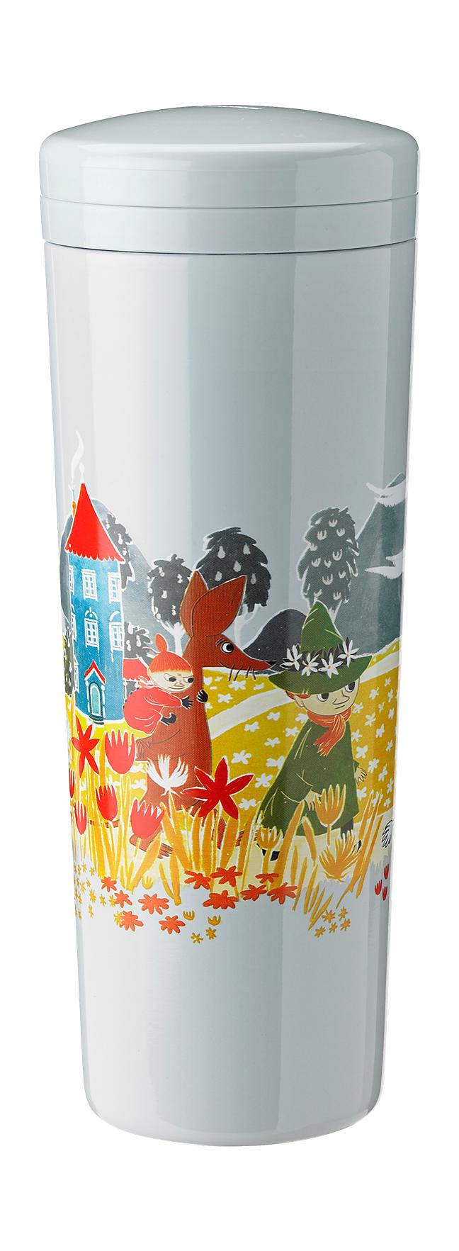 Stelton Carrie Thermo Bottle 0,5 L, Moomin Cloud