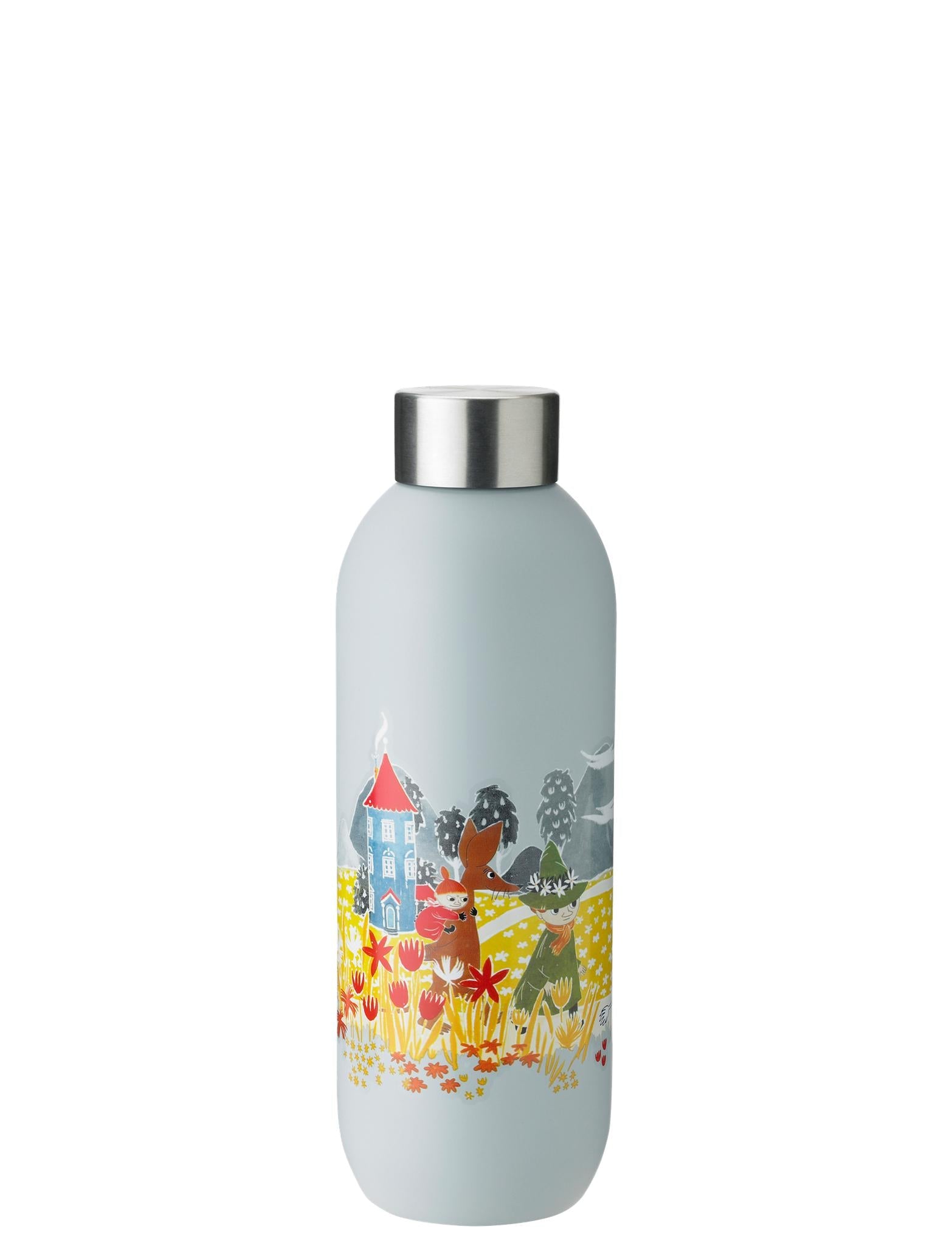 Stelton Håll sval dricka flaska 0,75 L, Moomin Soft Cloud