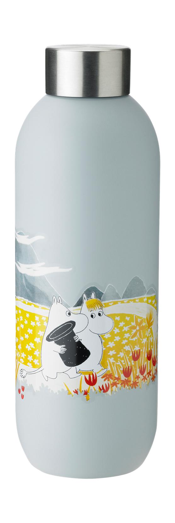 Stelton Håll sval dricka flaska 0,75 L, Moomin Soft Cloud