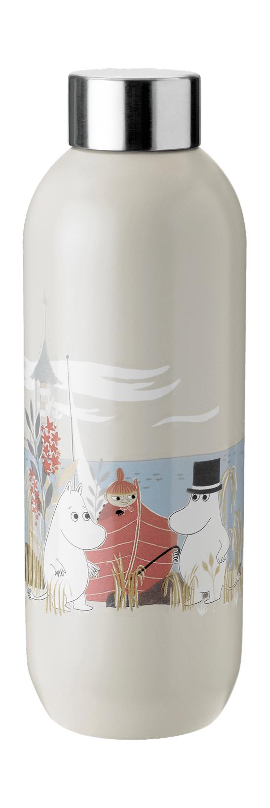 Stelton Keep Cool Drikkeflaske 0,75 L, Moomin Sand