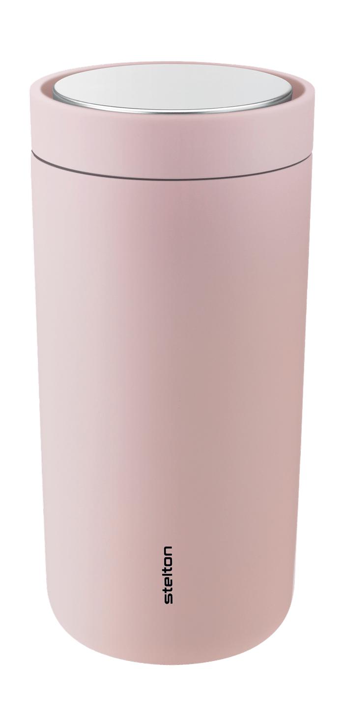 Stelton To Go Click Termokop 0,4 L, Soft Rose