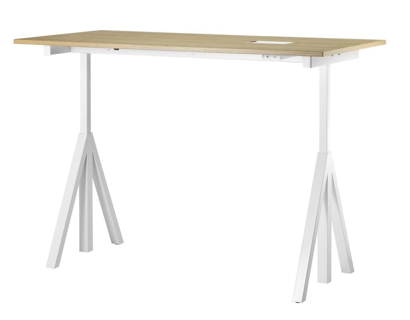 String Furniture Fungerar höjd justerbar skrivbord ek, 78x160 cm