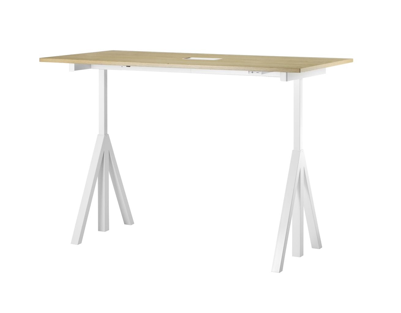 String Furniture Fungerar höjd justerbar skrivbord ek, 90x180 cm