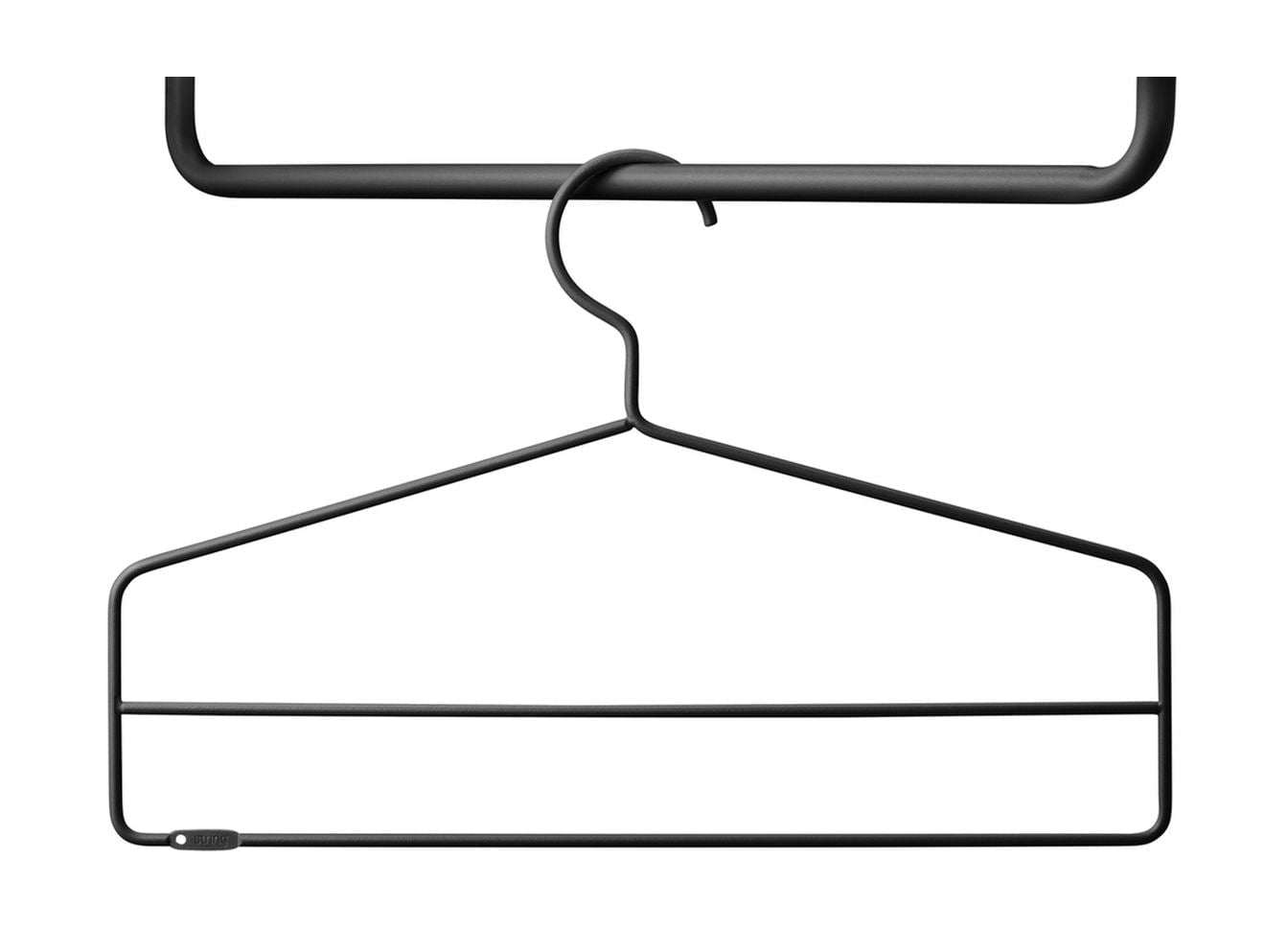 String Furniture Strängsystemhängare svart, 4 st.