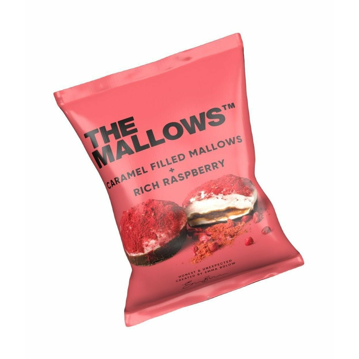 The Mallows Marshmallows med karamellfyllning - Rich Raspberry, 11g