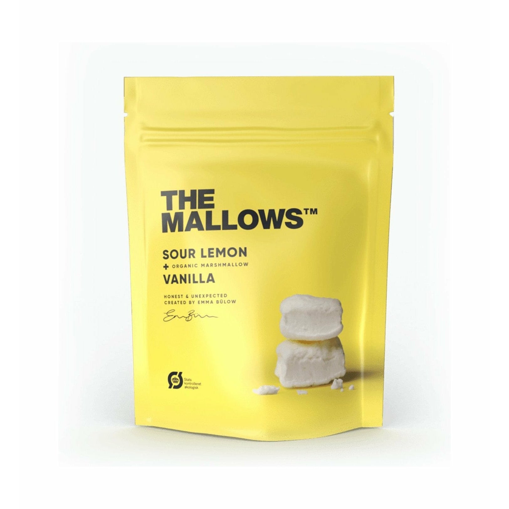 The Mallows Marshmallows med citron och vanilj, 80g