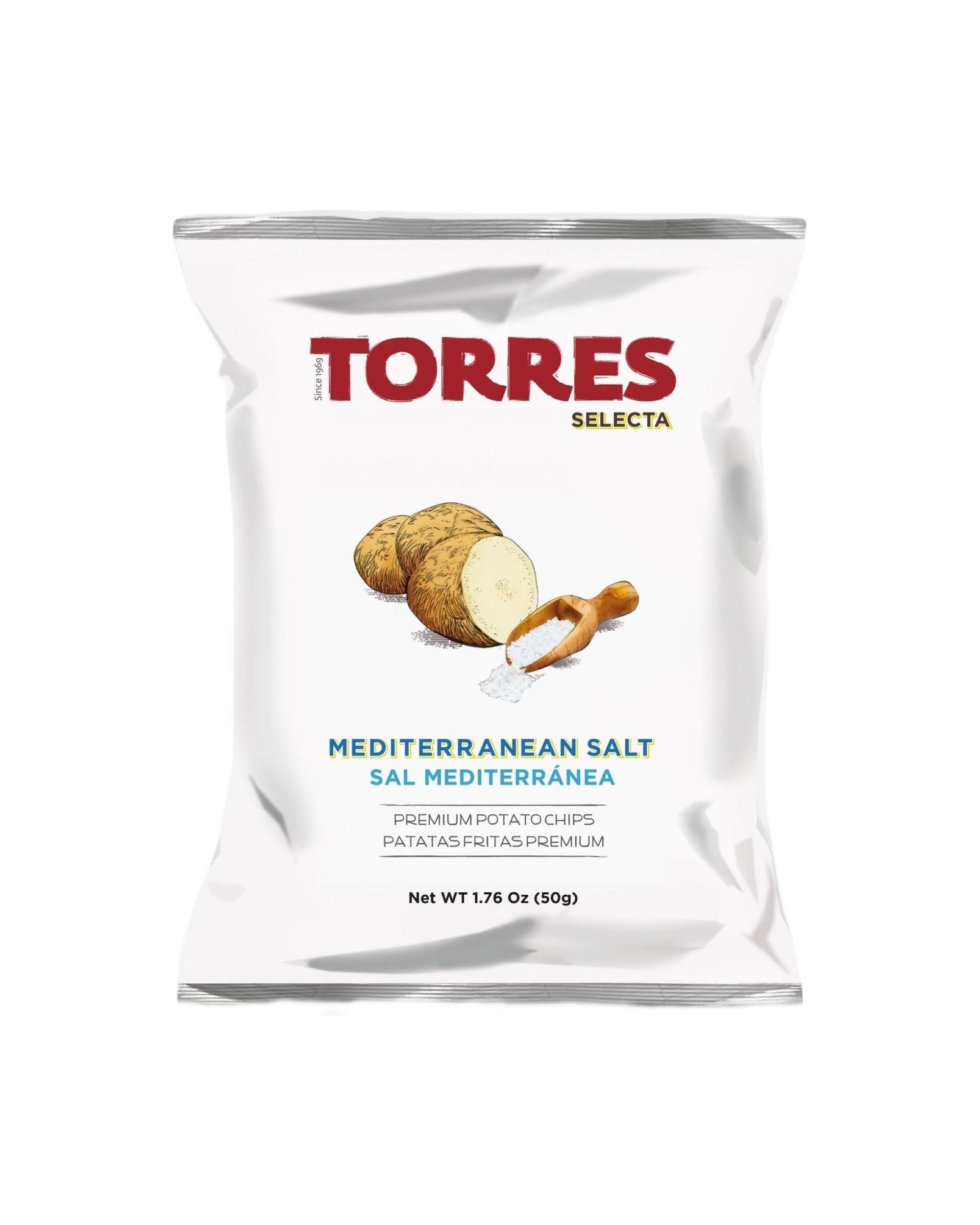 Torres Selecta Middelhavssalt Chips, 150g