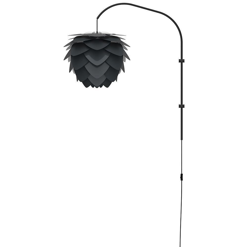 Umage Willow Enkel golv står svart, 123 cm