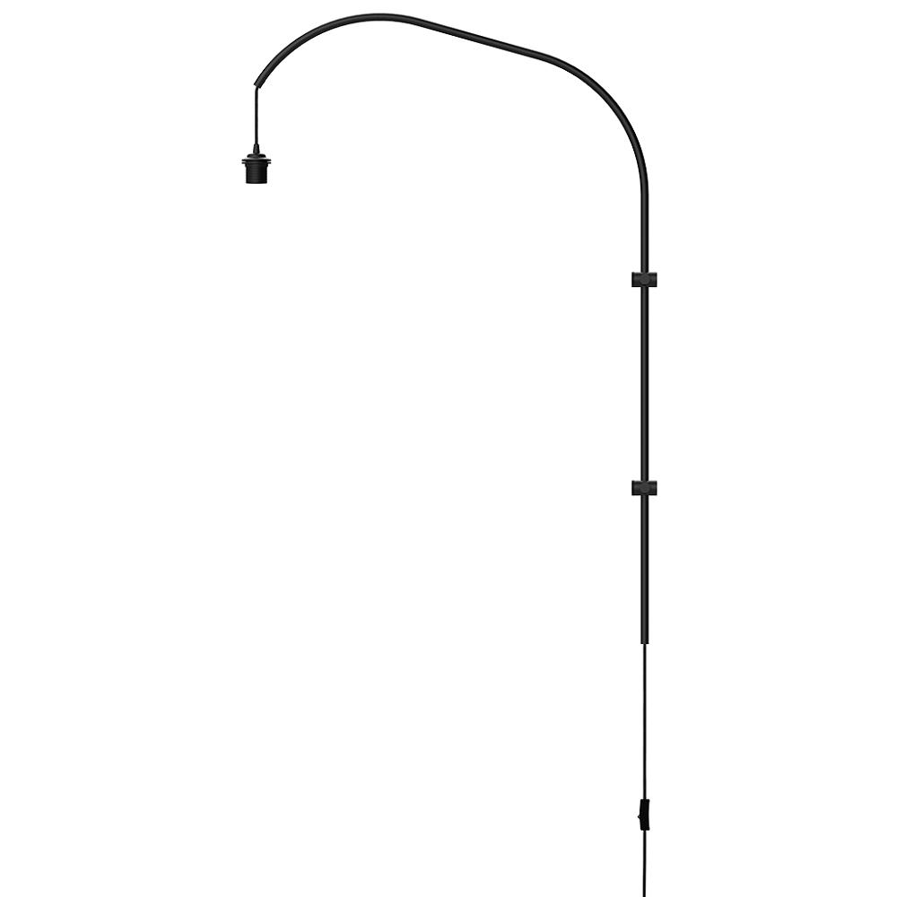 Umage Willow Single Gulvstander Sort, 123 cm