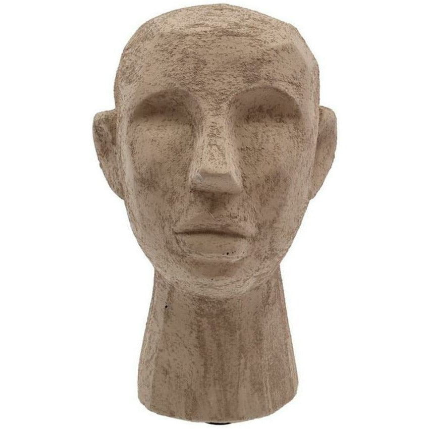 Villa Collection Figure Head 18,5 x 19,5 x 30 cm, gråbrun