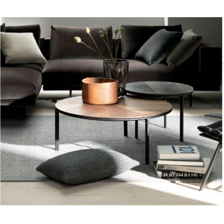Vipp 423 soffbord, ljusgrå marmor, Ø 60 cm