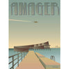 Vissevasse Amager Snail -affisch, 15x21 cm