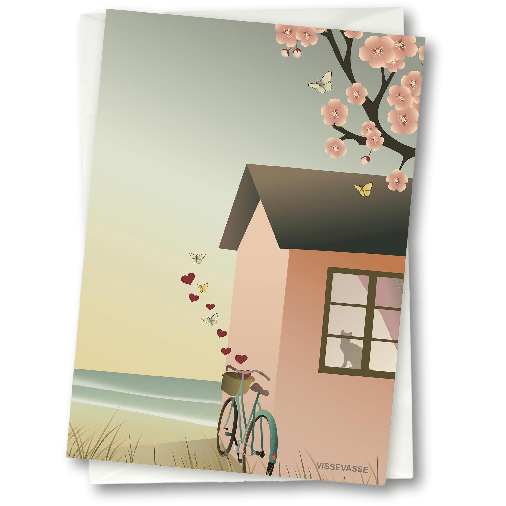 Vissevasse Basket Of Love Anledningskort, 15X21 Cm
